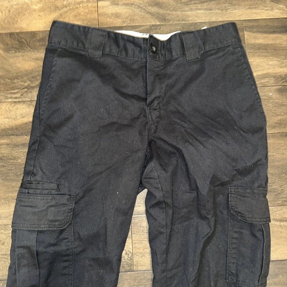 Dickies Work Pants Regular-Fit Cargo Utility Pockets Men's Size 32x30 Black Flex